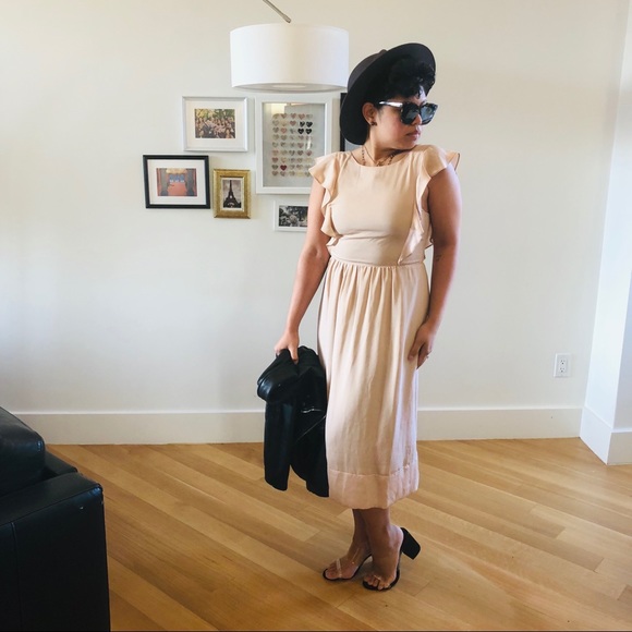 Theory Blush 100% Silk Dress - Picture 4 of 7